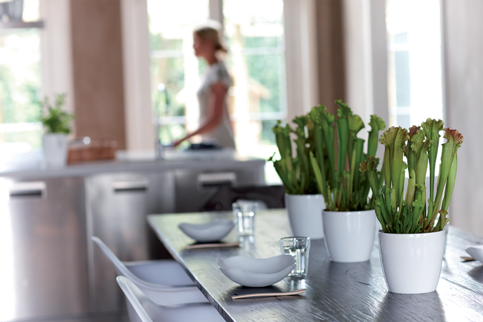 brussels diamond rund 25cm weiss